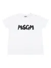 Msgm Logo-print T-shirt In 白色