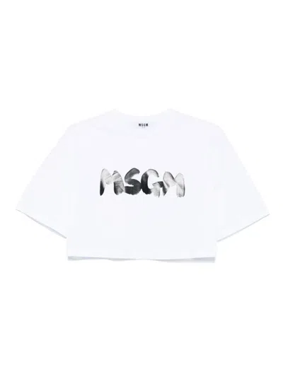 Msgm T-shirt Mit Logo-print