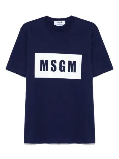 Msgm Logo-print T-shirt