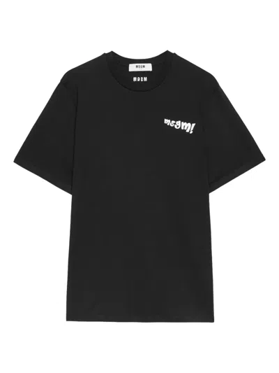 MSGM LOGO-PRINT T-SHIRT