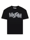 Msgm Logo-print T-shirt In Black