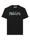 Msgm Logo-print T-shirt In Black