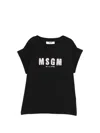 Msgm Logo-print T-shirt In Black