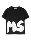 Msgm Logo-print T-shirt In Black