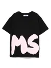 Msgm Logo-print T-shirt In Black