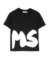 Msgm Logo-print T-shirt In Black