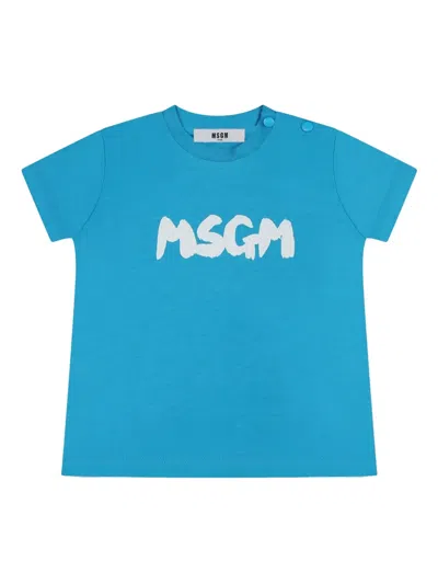MSGM LOGO-PRINT T-SHIRT