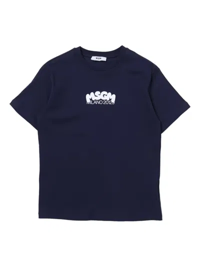 Msgm T-shirt  Kids Kids In 蓝色