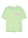 Msgm Logo-print T-shirt In Green