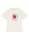 Msgm Logo-print T-shirt In Neutral