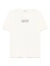 Msgm Logo-print T-shirt In Neutrals