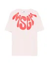 Msgm Logo-print T-shirt In Pink