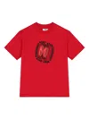 Msgm Logo-print T-shirt In Red
