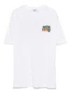 Msgm T-shirt Mit Logo-print In Weiss