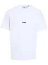 Msgm Logo Classic T-shirt In White