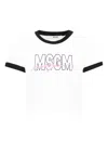 Msgm Logo-print T-shirt In White