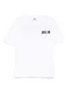 Msgm Logo-print T-shirt In White