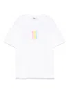 Msgm Logo-print T-shirt In White