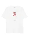 Msgm Logo-print T-shirt In White