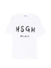 Msgm T-shirt In White