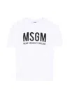 Msgm Logo-print T-shirt In White