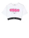 Msgm Logo-print T-shirt In White