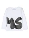Msgm Logo-print T-shirt In White