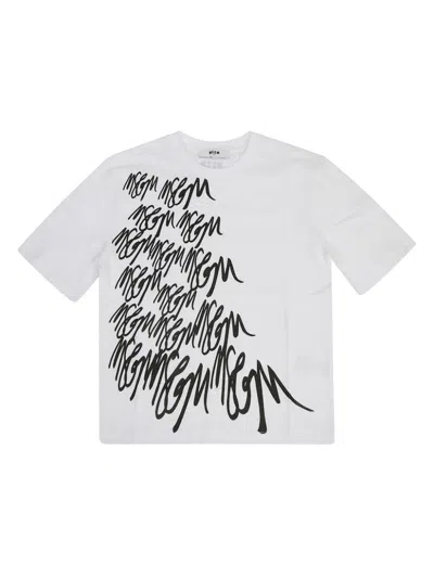 MSGM LOGO-PRINT T-SHIRT