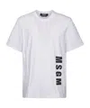 Msgm Logo-print T-shirt In White