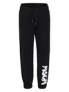 Msgm Logo-print Track Pants In Black