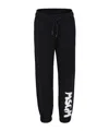 Msgm Logo-print Track Pants In Black
