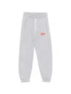 Msgm Logo-print Track Pants In Blue