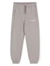 Msgm Logo-print Track Pants In Grey