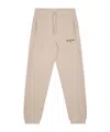 Msgm Logo-print Track Pants In Nude