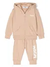 Msgm Logo-print Tracksuit In 中性色