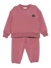 Msgm Logo-print Tracksuit Set In Black