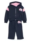 Msgm Logo-print Tracksuit Set In Blue