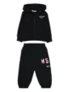 Msgm Logo-print Tracksuit (set Of Two) In Black