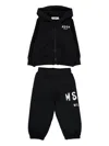 Msgm Logo-print Tracksuit In Black