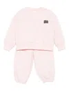 Msgm Logo-print Tracksuit Set In Pink