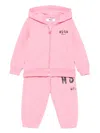 Msgm Logo-print Tracksuit Set In Pink