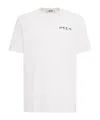 Msgm Logo Printed Cotton T-shirt In White