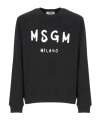 Msgm Logo-printed Crewneck Sweatshirt In Multi