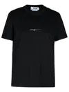 Msgm Logo-printed Crewneck T-shirt In Black