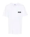 Msgm Logo Printed Crewneck T-shirt In White