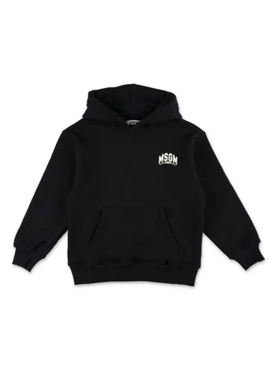 MSGM LOGO-PRINTED HOODIE