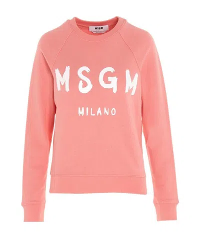 MSGM LOGO PRINTED HOODIE