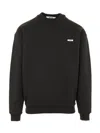 Msgm Logo Printed Jersey Sweatshirt In Black