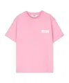 Msgm Logo-print T-shirt In Pink