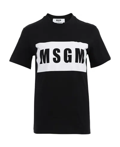 MSGM LOGO SHORT-SLEEVED T-SHIRT